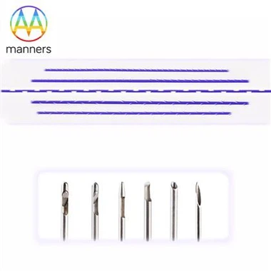 Зъбчати 3d конци PDO игли