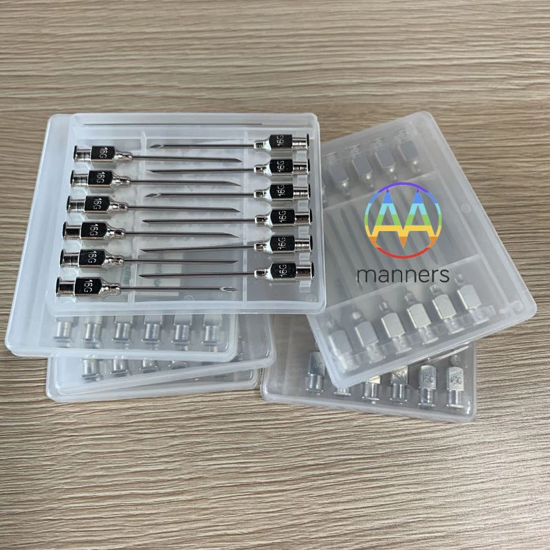 Пробата от 16G ветеринарни игли, персонализирани от клиента от Турция, е завъ...